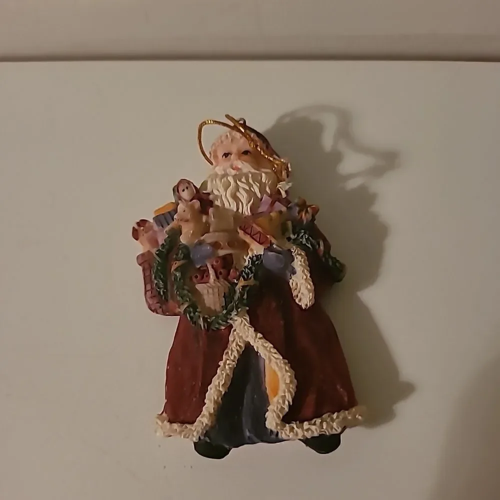 Vintage Santa Ornament #5